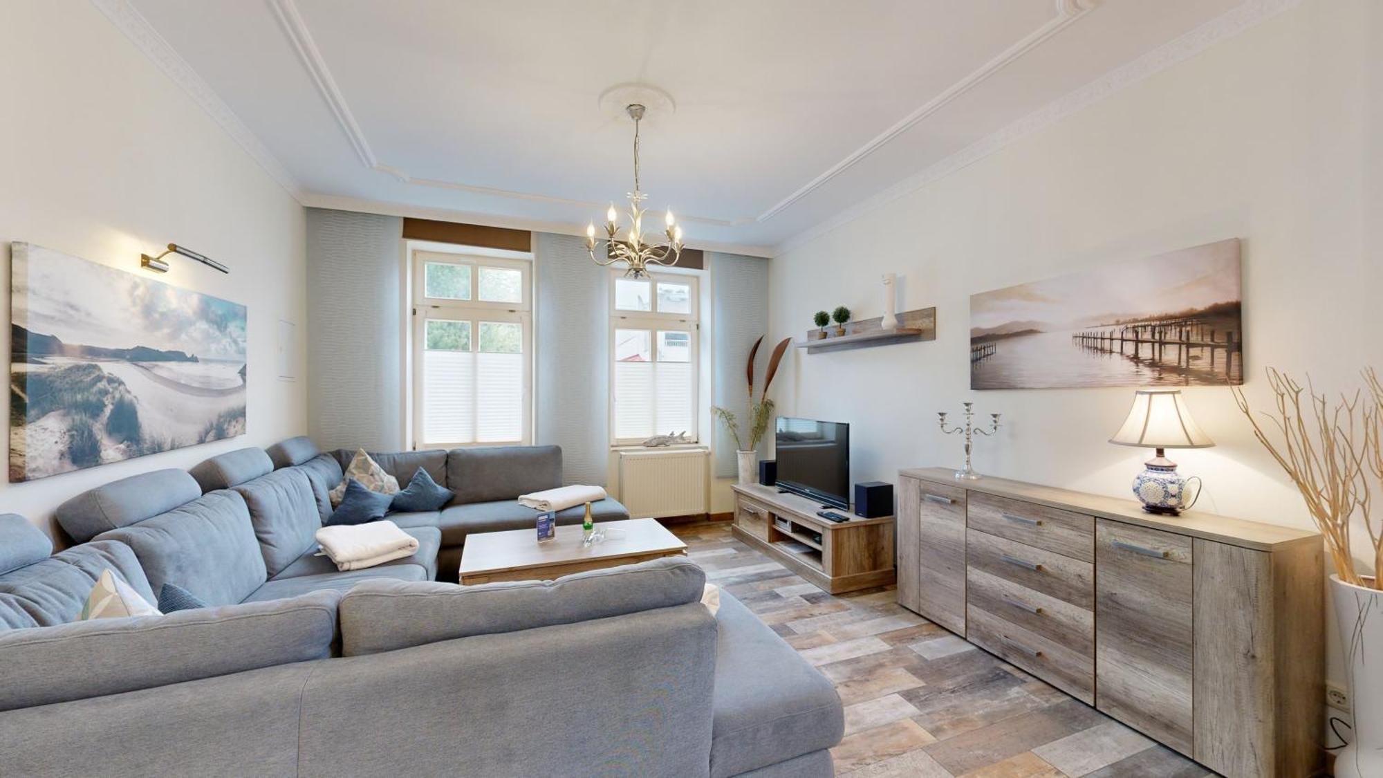 Strandnahe Fewo Mit Terrasse, Villa Vergissmeinnicht 01, Binz Kültér fotó