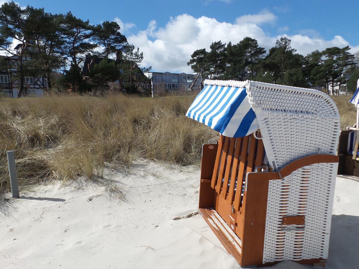 Strandnahe Fewo Mit Terrasse, Villa Vergissmeinnicht 01, Binz Kültér fotó